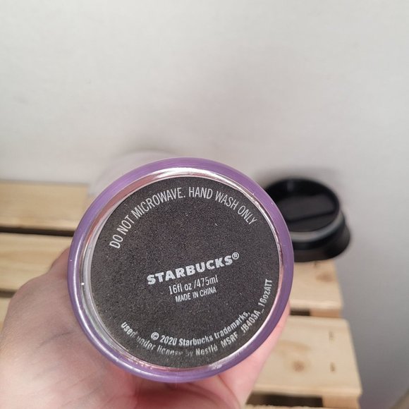 Starbucks Christmas Poinsettia Tumbler 16oz Travel Coffee Mug - Picture 7 of 7